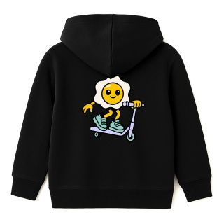 Bluza na hulajnogę dla dzieci Bumpie Crew – bluza jajko na hulajnodze (czarna)