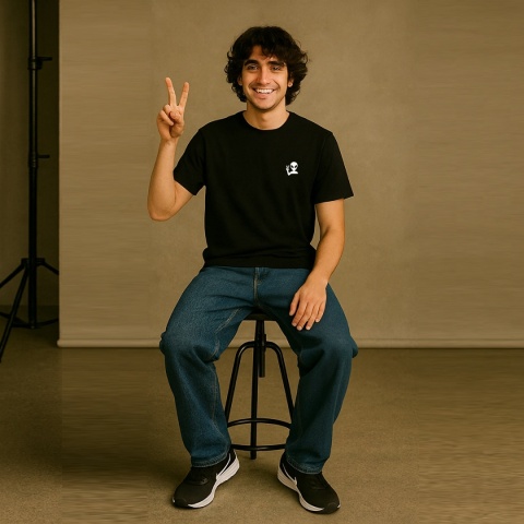 koszulka basic alien white