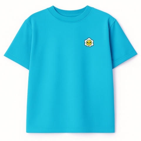 T-shirt dziecięcy Jajko Skatepark – urban streetwear (błękitny)