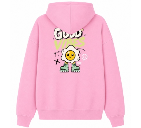 Bluza Bumpie Crew GLOW MODE - VIBES (różowa)