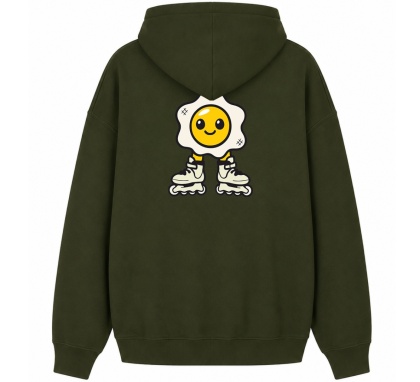 Bluza Bumpie Crew GLOW MODE - JAJKO NA ROLKACH (khaki)
