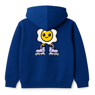 Bluza dziecięca z kapturem Jajko Rolki – skate hoodie (granatowa)