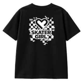 Koszulka dziecięca Skater Girl – streetwear girls (czarna)