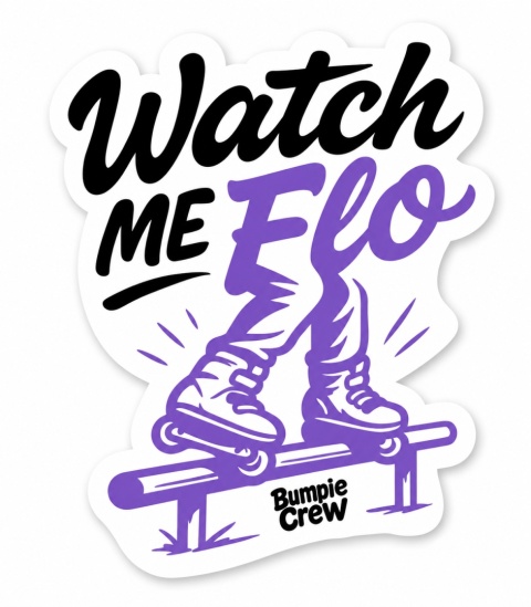 Naklejka Bumpie Crew Watch me flow