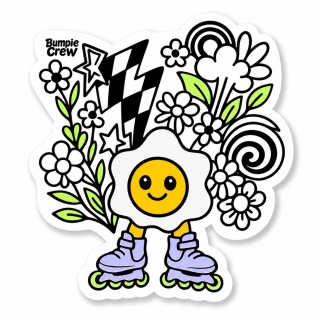 Naklejka Bumpie Crew Jajko flower