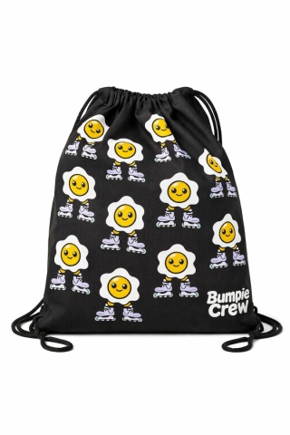 Worko plecak Bumpie Crew 34x40cm - Bumpie Crew jajko rolki (czarny)