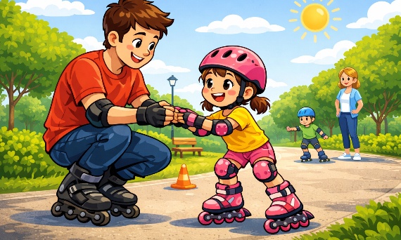 Jak nauczyć dziecko jeździć na rolkach – poradnik krok po kroku