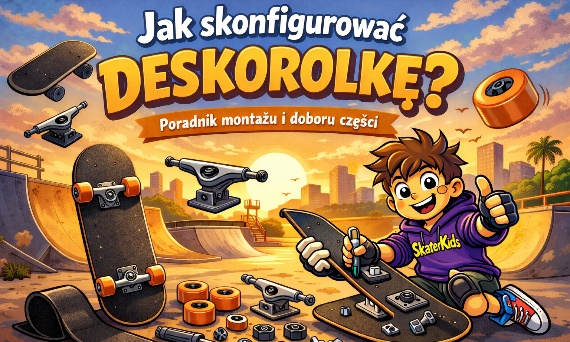 Jak skonfigurować deskorolkę? Kompletny przewodnik doboru części i montażu dla początkujących.