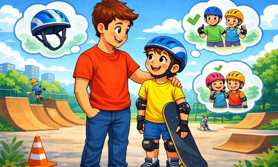 Jak przygotować dziecko do pierwszej wizyty w skateparku