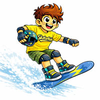 skati na snowoboardzie